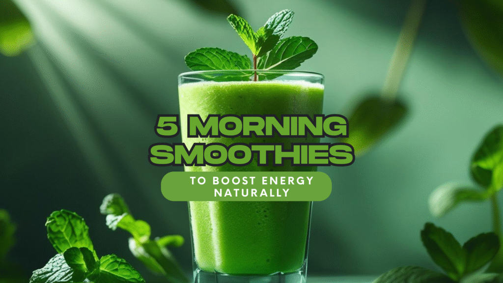 5 Morning Smoothies to Boost Energy Naturally