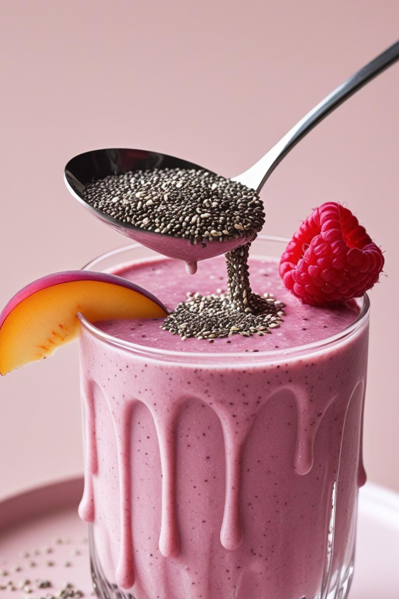 Peach Raspberry Smoothie