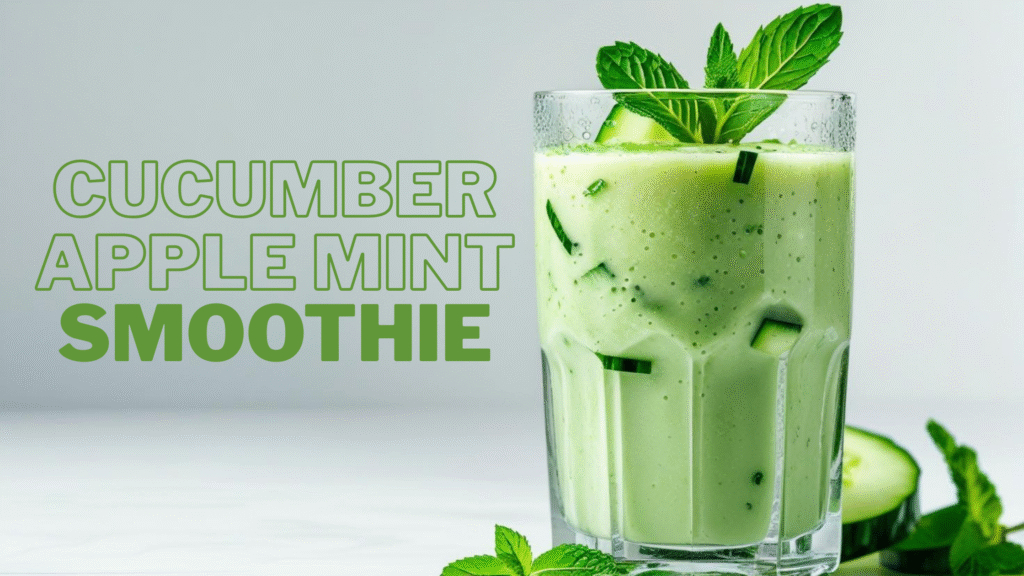 Cucumber Apple Mint Smoothie: Refresh Your Afternoon Naturally