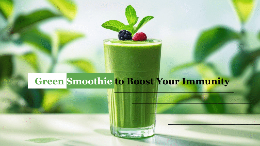 Green Smoothie to Boost Your Immunity