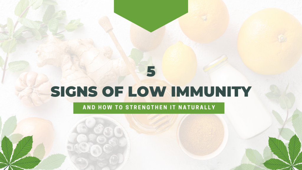 5 Signs of low immunity